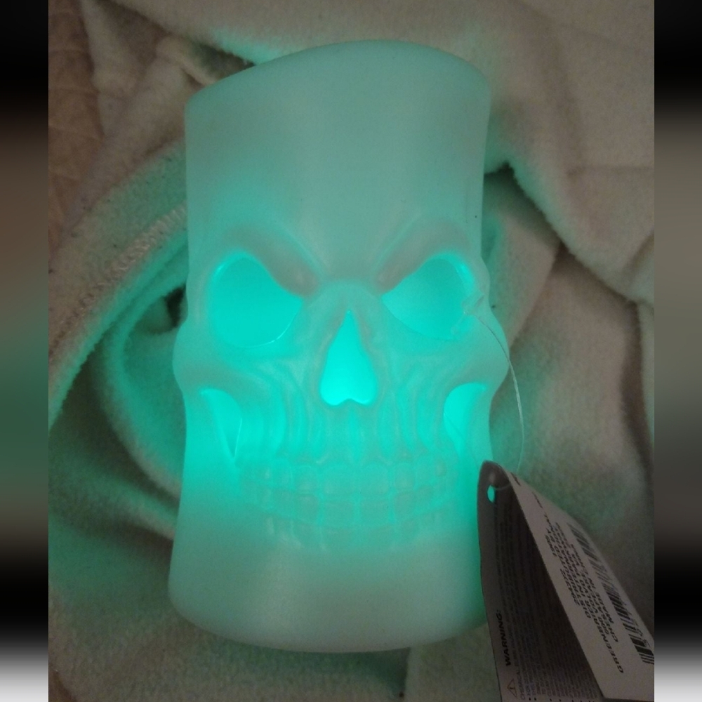 Glowing Multicolor Skull Light New